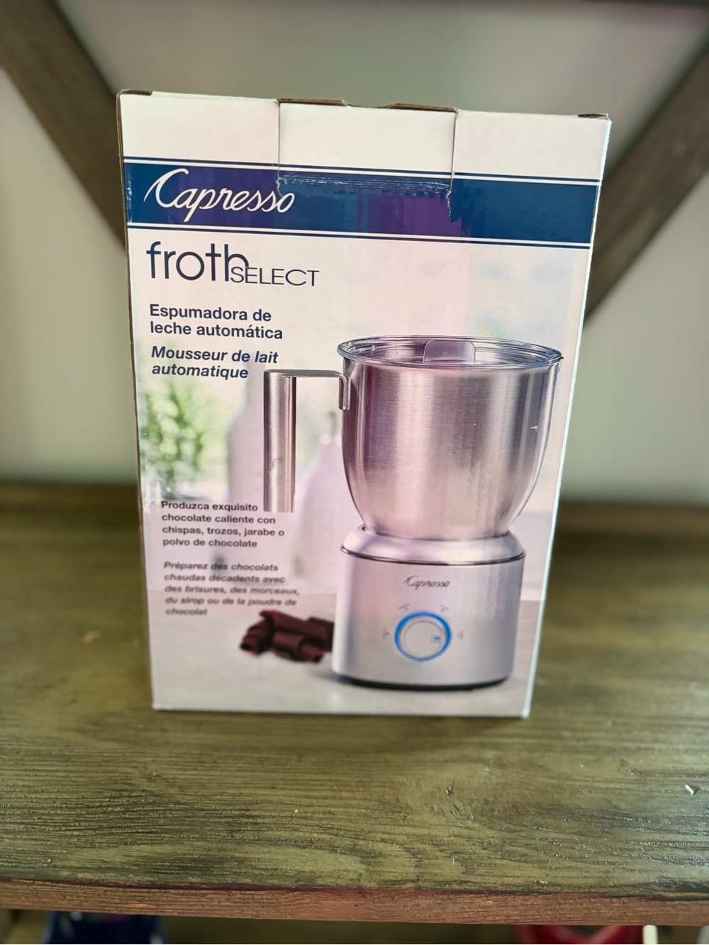 NIB NEVER USED Capresso FrothSelect Automatic Milk Frother - Stainless Steel